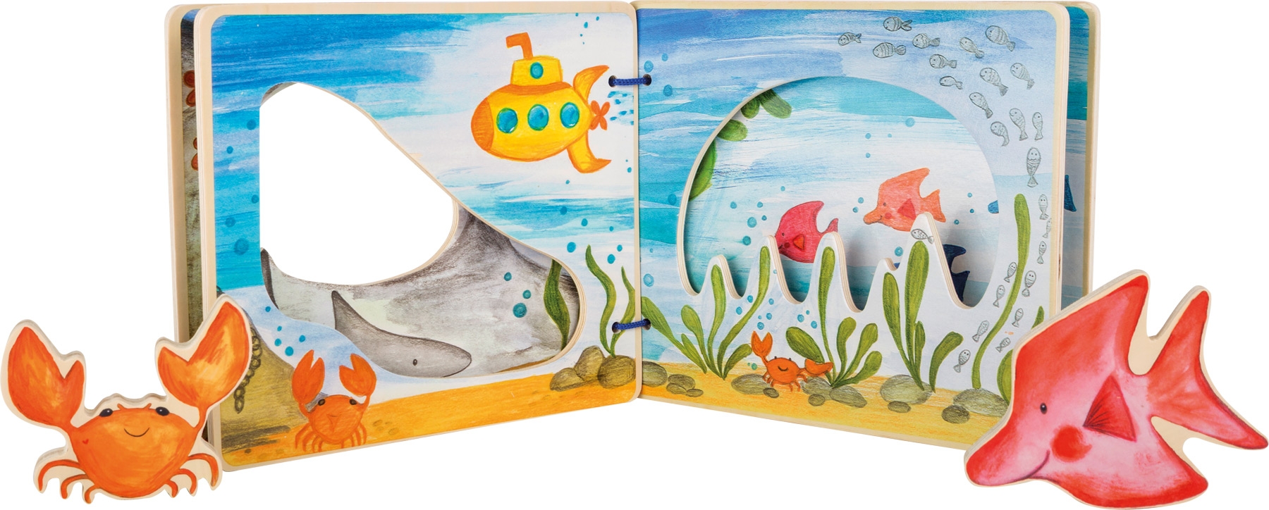 Holzbilderbuch Unterwasserwelt