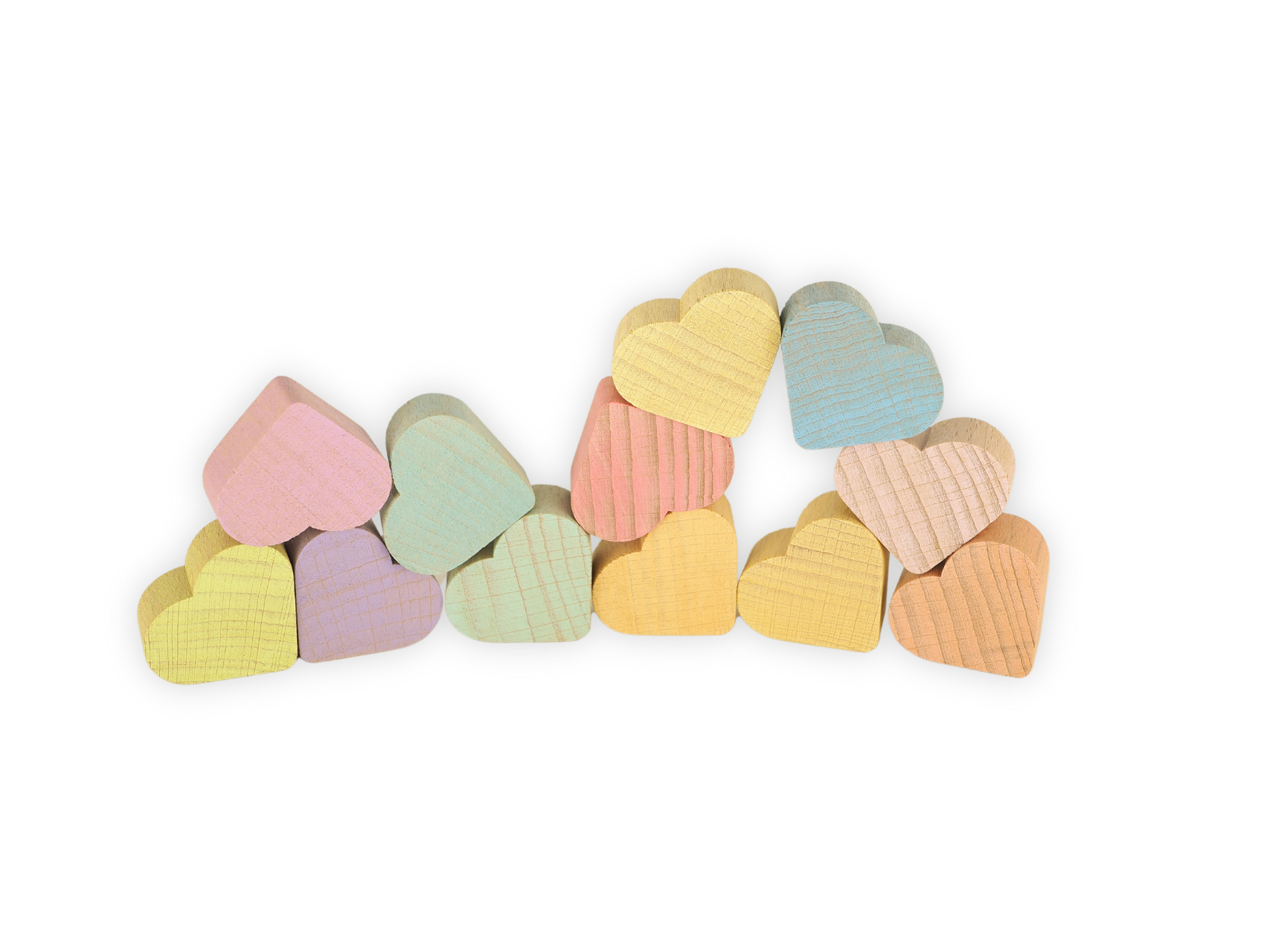 OCAMORA Herzen pastell Corazones Color