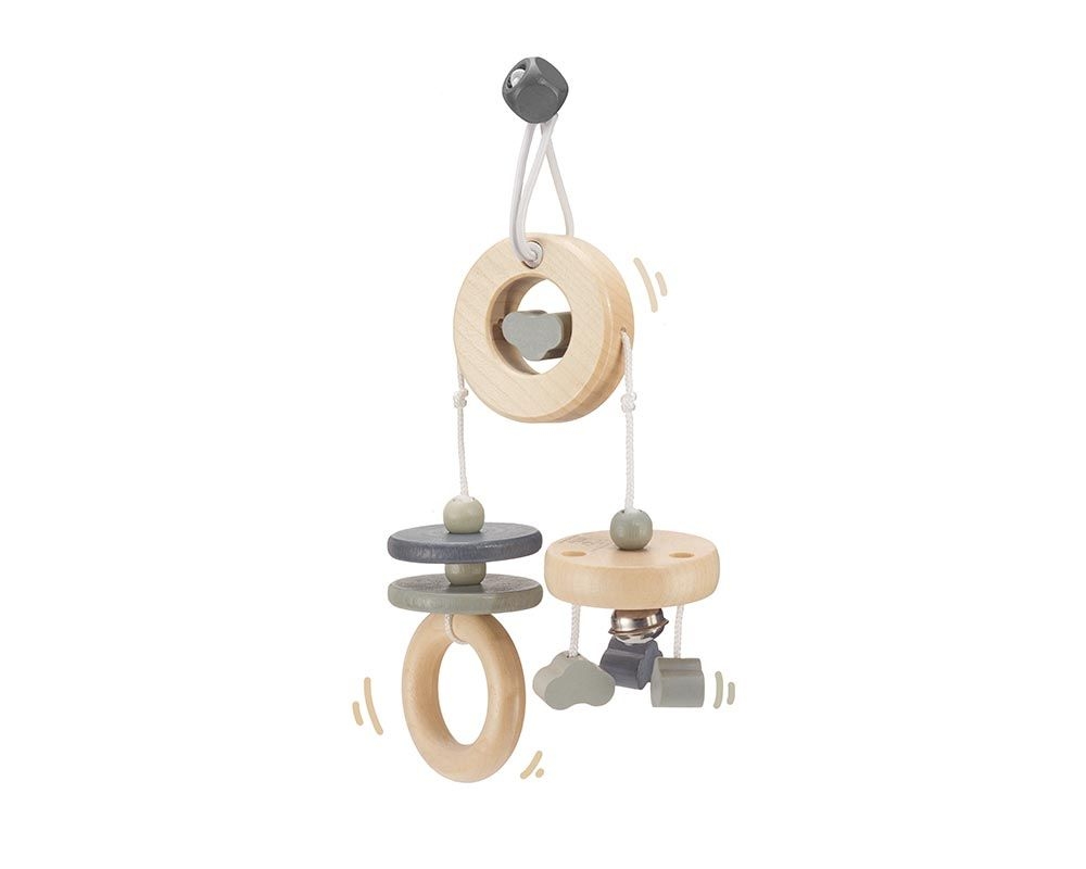 Selecta bellybutton Mini-Trapez Wolkenspaß grau