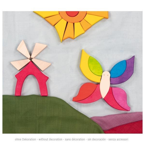 goki evolution Legespiel Schmetterling Mariposa