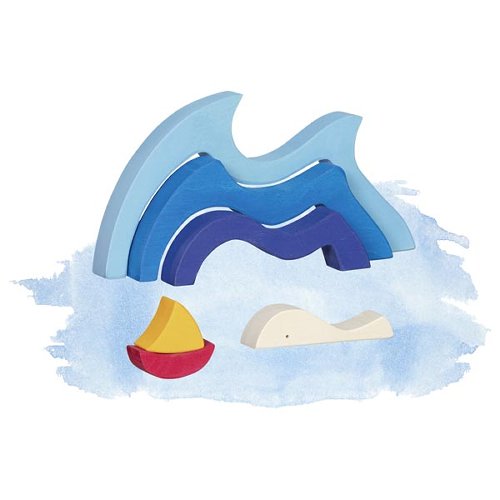 goki evolution Puzzle Schiiflein auf dem Meer | Holzspielzeug Profi