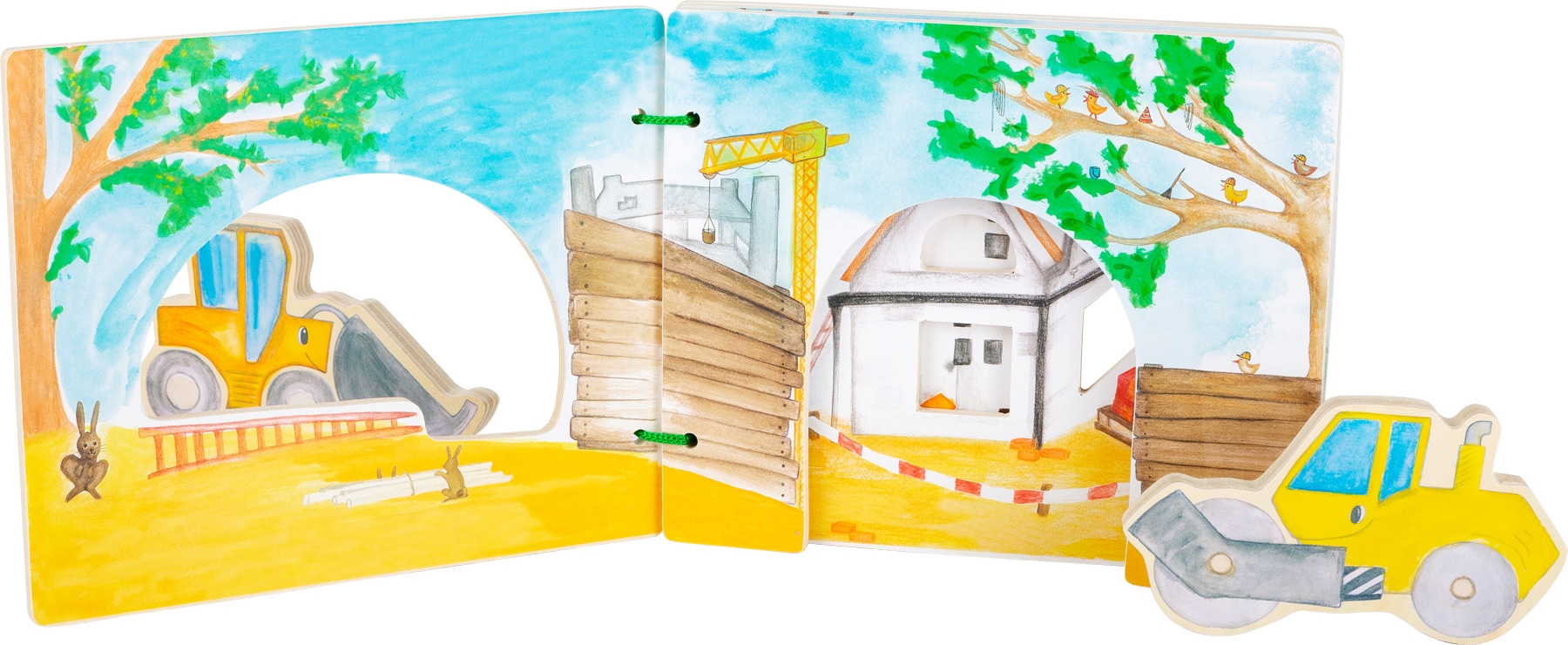 Holzbilderbuch Baustelle