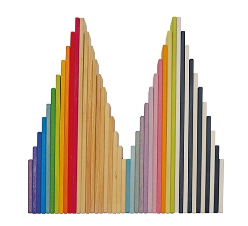 GRIMM´S Bauplatten Regenbogen (11 Teile)