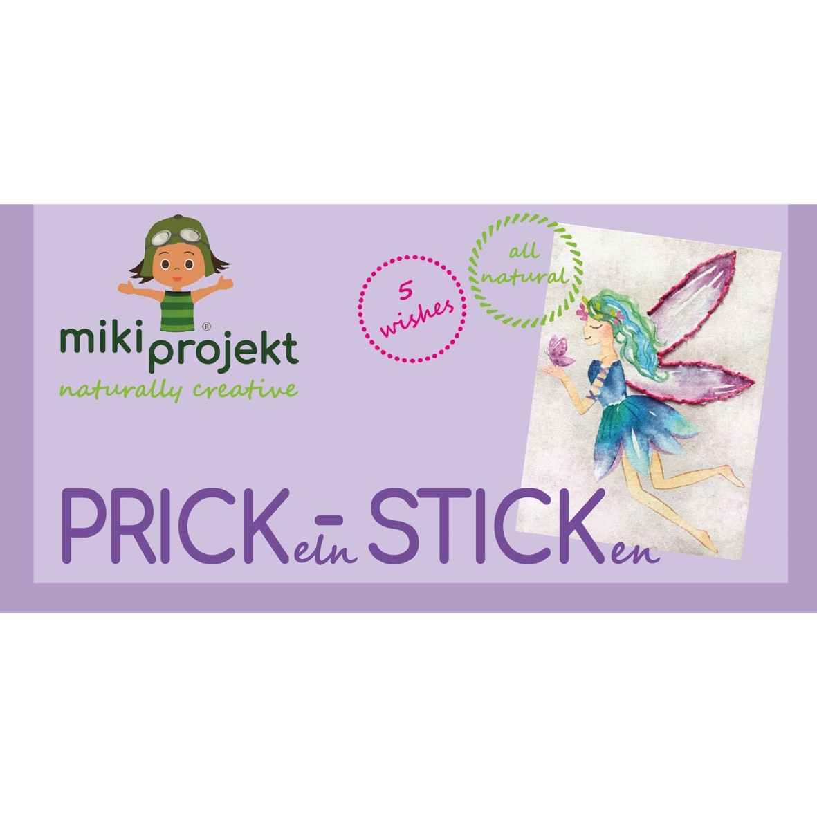 mikiprojekt Bastelset Prick-Stick 5 Wishes