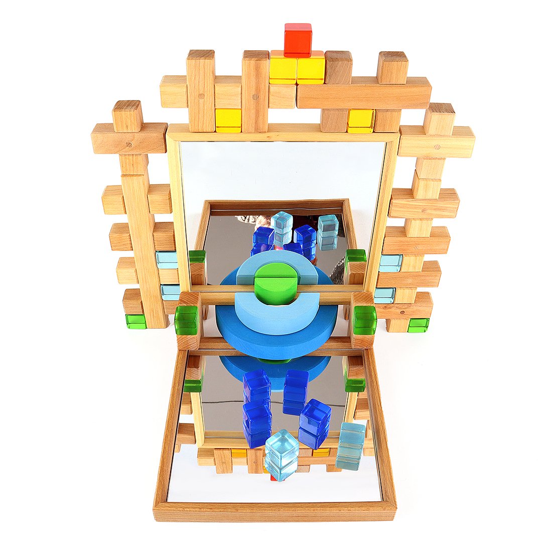 BAUSPIEL Spiegeltabletts (4er Set)