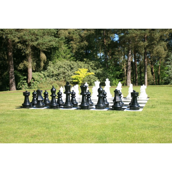 Übergames Riesen Schachfigur König weiß oder schwarz