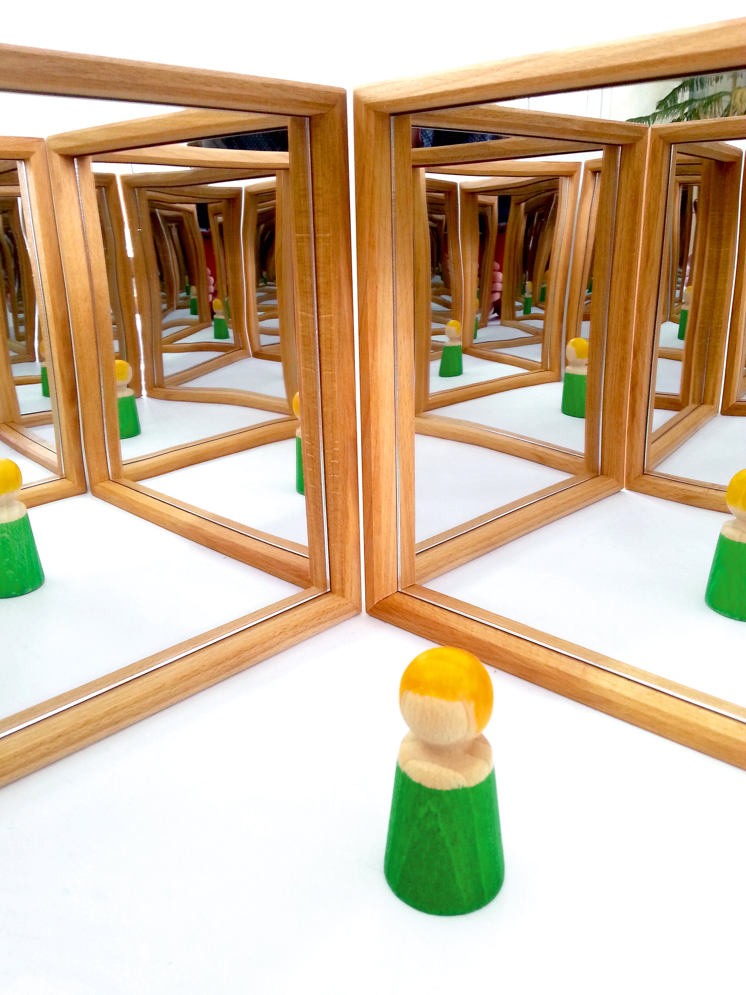 BAUSPIEL Spiegeltabletts (4er Set)