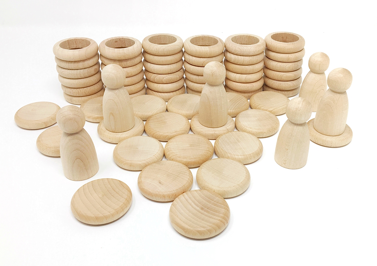 Grapat Nins®, Ringe & Scheiben natur