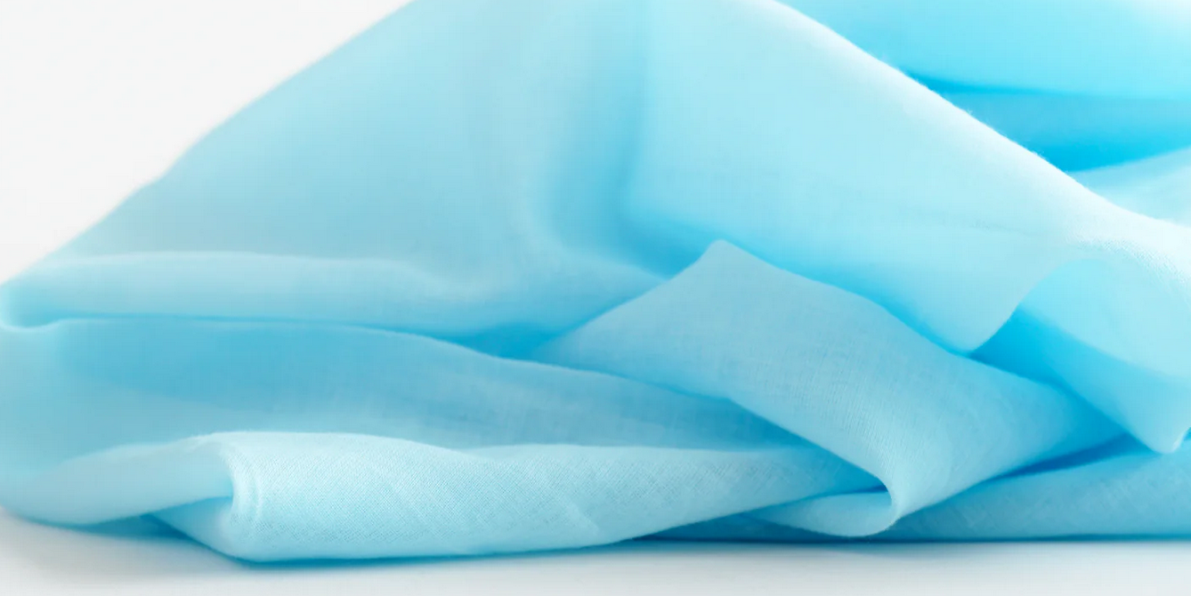 LAURA`S PLAY COTTON Spieltuch LIGHT BLUE 50x50cm