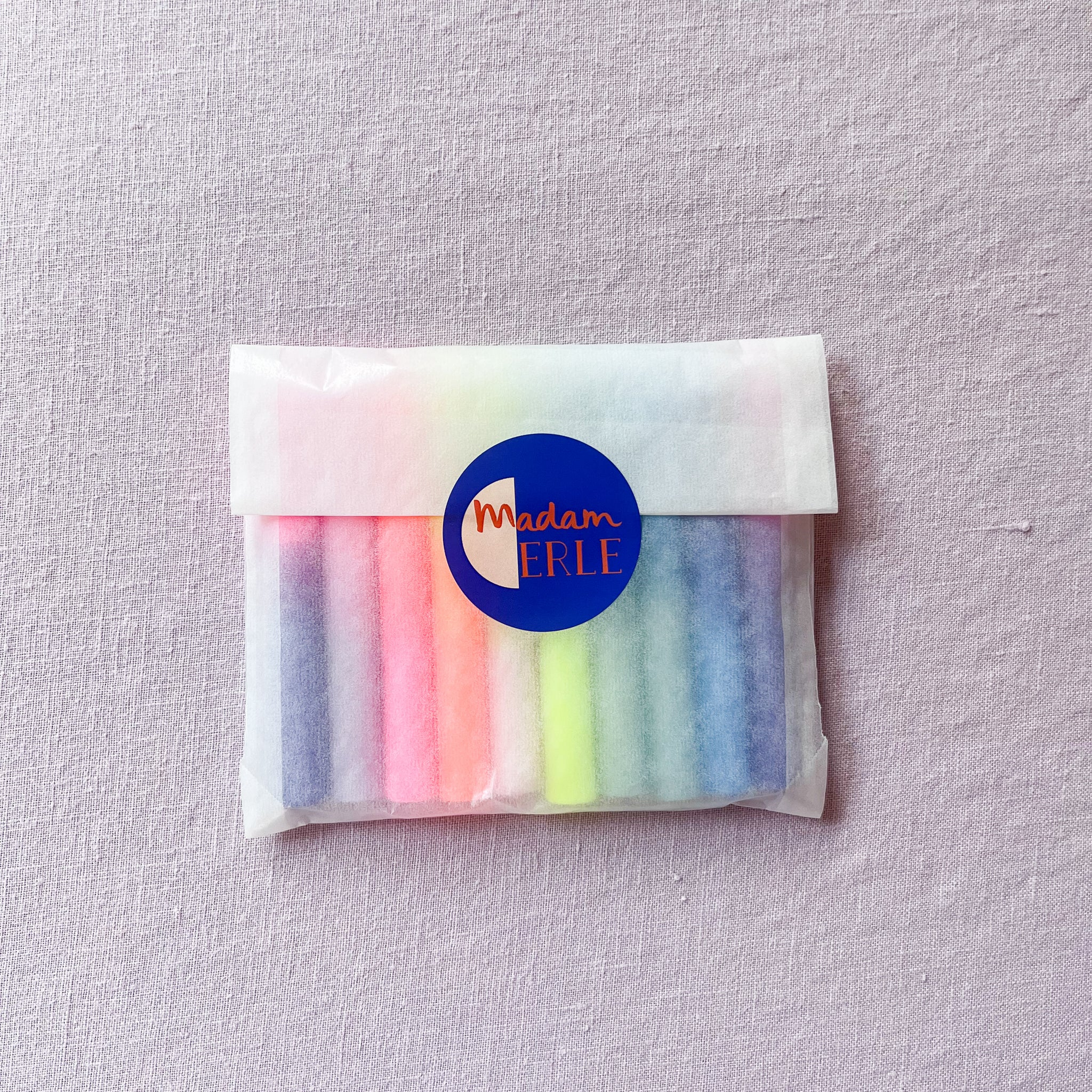 Madam ERLE Geburtstagskerzen DIP DYE CAJA (10 Stück)