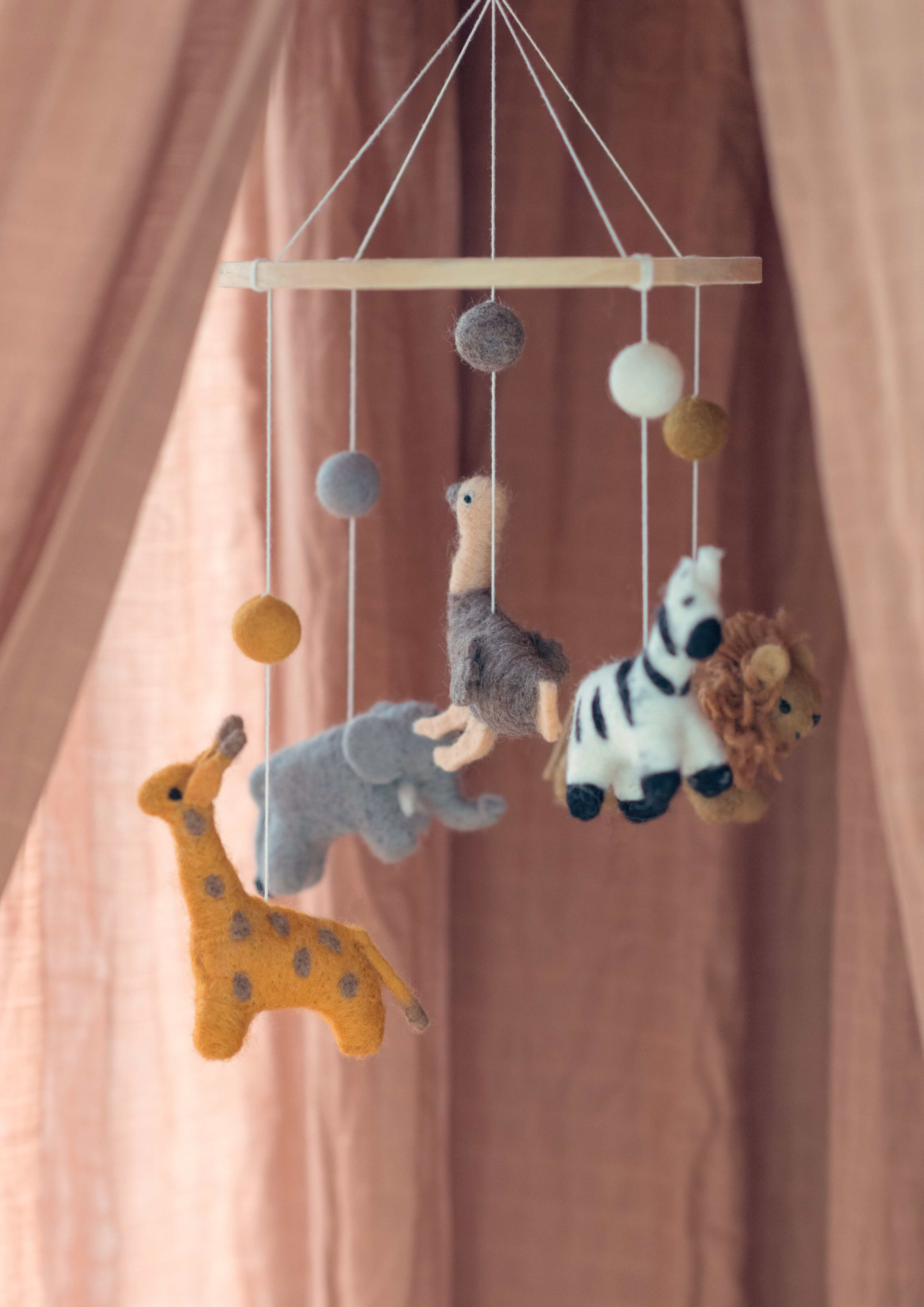 Baby Bello Filz-Mobile Wildlife