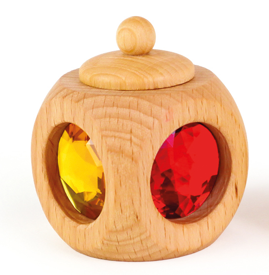 BAUSPIEL Zahndose Funkelwürfel bunt