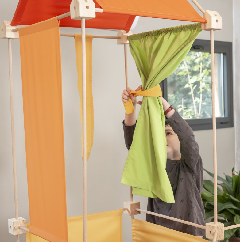 Trígonos MAXI FRUKTO (gelb-grün-orange)