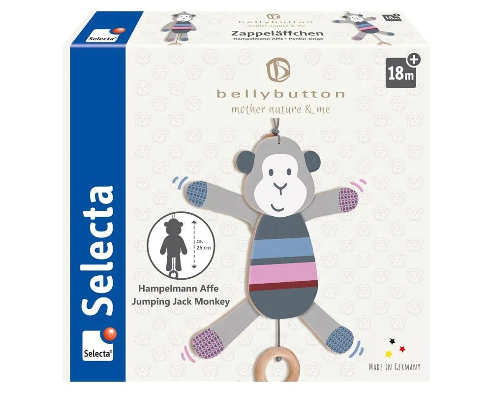 Selecta bellybutton Zappeläffchen Hampelmann