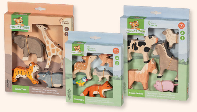 HOLZTIGER Bauernhoftiere Set