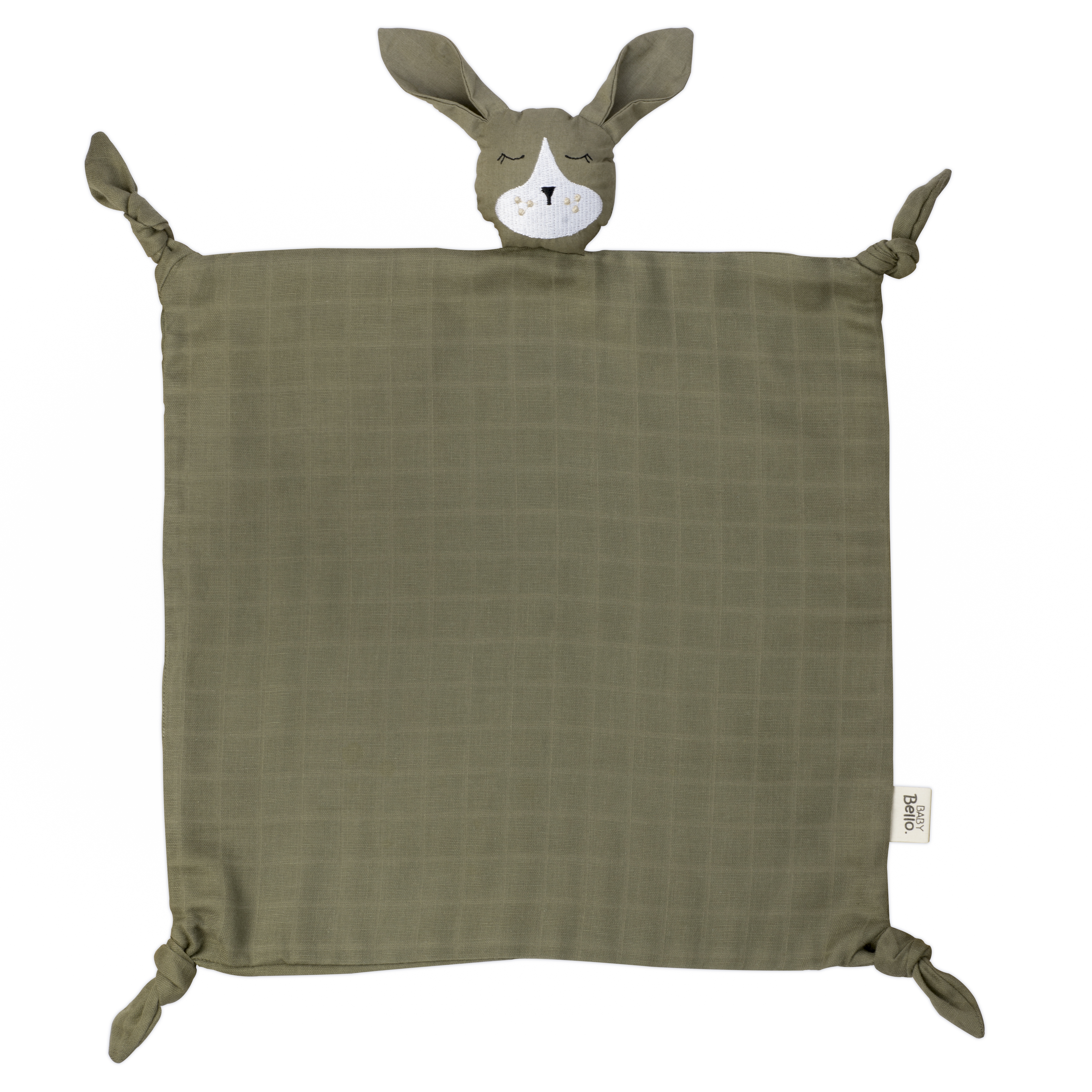 Baby Bello Kuscheltuch Fenny the Fennex Fox Dusty Olive