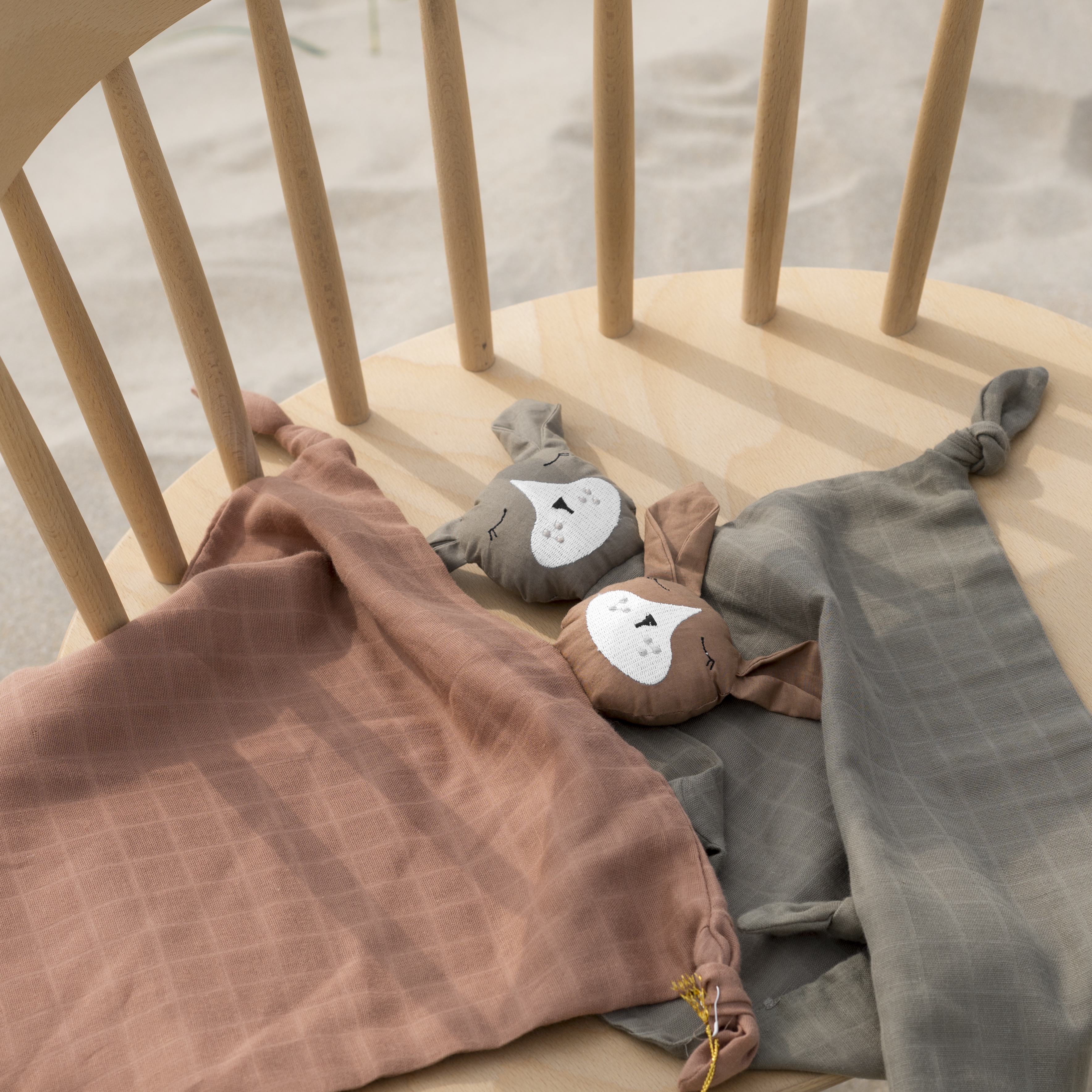 Baby Bello Kuscheltuch Fenny the Fennex Fox Desert Rose