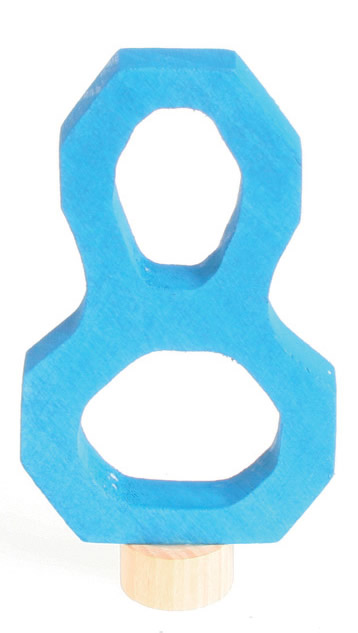 GRIMM´S Zahlenstecker 8 blau