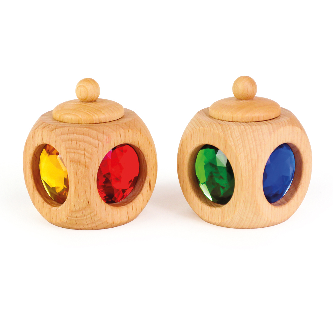 BAUSPIEL Zahndose Funkelwürfel bunt