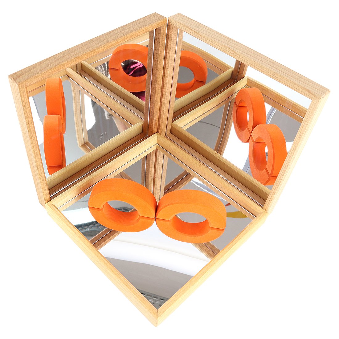 BAUSPIEL Spiegeltabletts (4er Set)