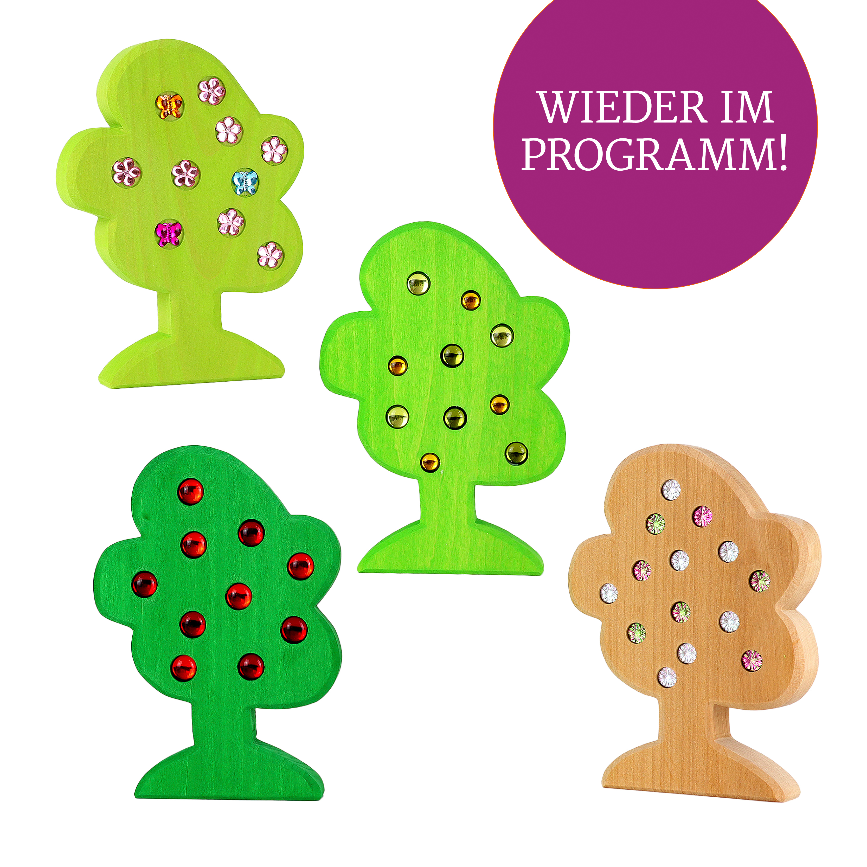 BAUSPIEL Baumset Jahreszeiten (4er Set)
