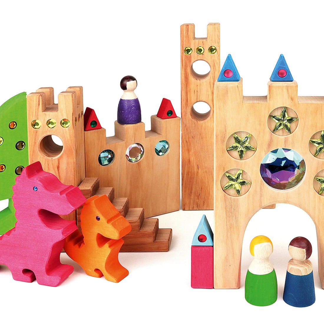 BAUSPIEL Großes Märchenschloss (16 Teile)