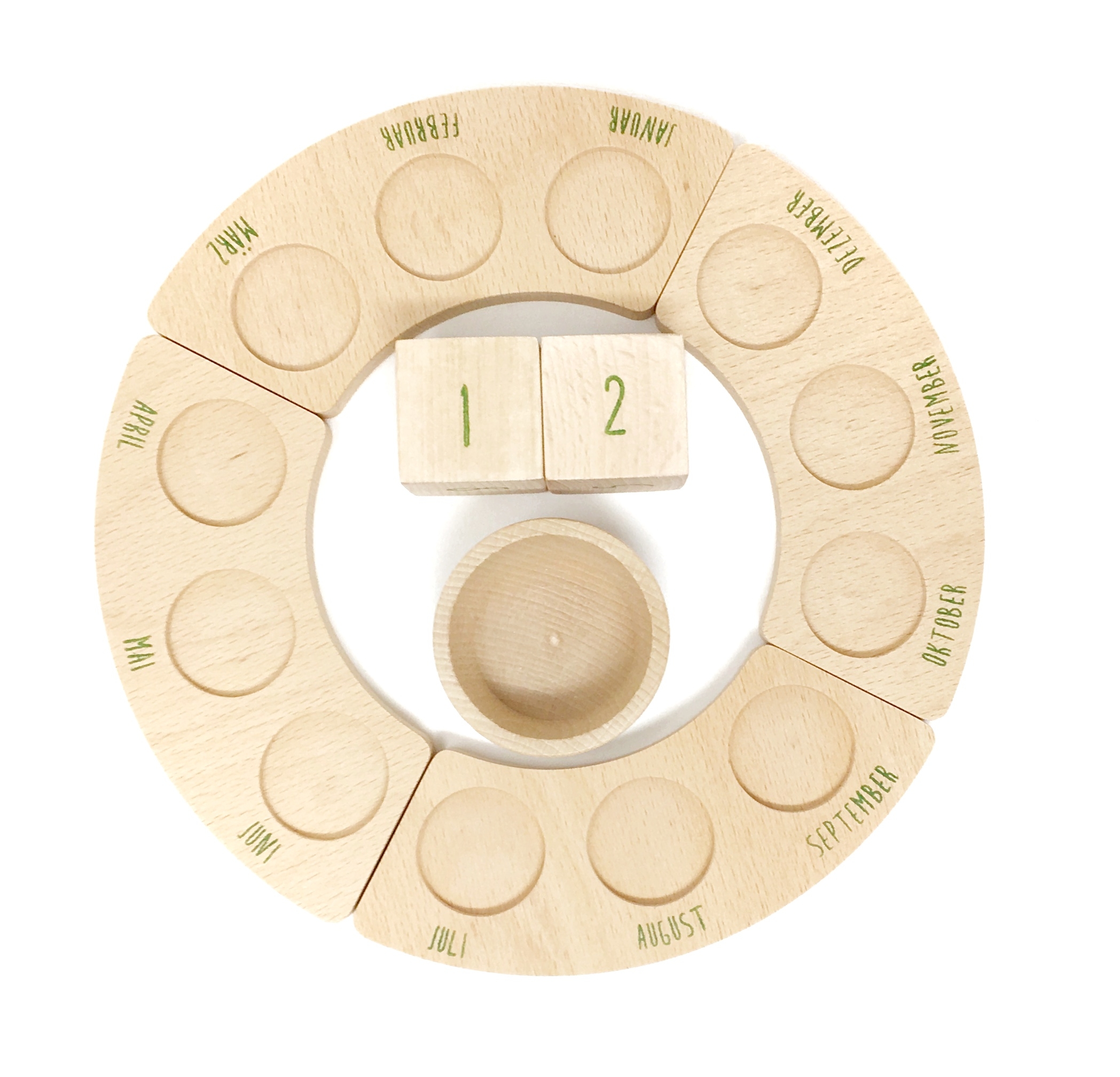 Grapat Immerwährender Kalender - ohne Nins® (deutsch)