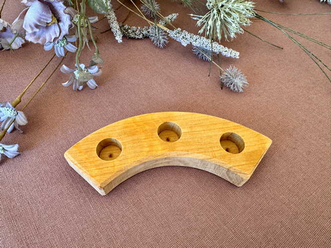 Einzelnes Elemente vom GRIMMS Geburtstagsring Festagsring klein natur - Holzspielzeug Profi