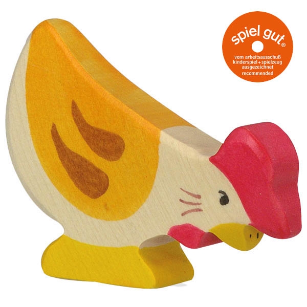 HOLZTIGER Huhn pickend