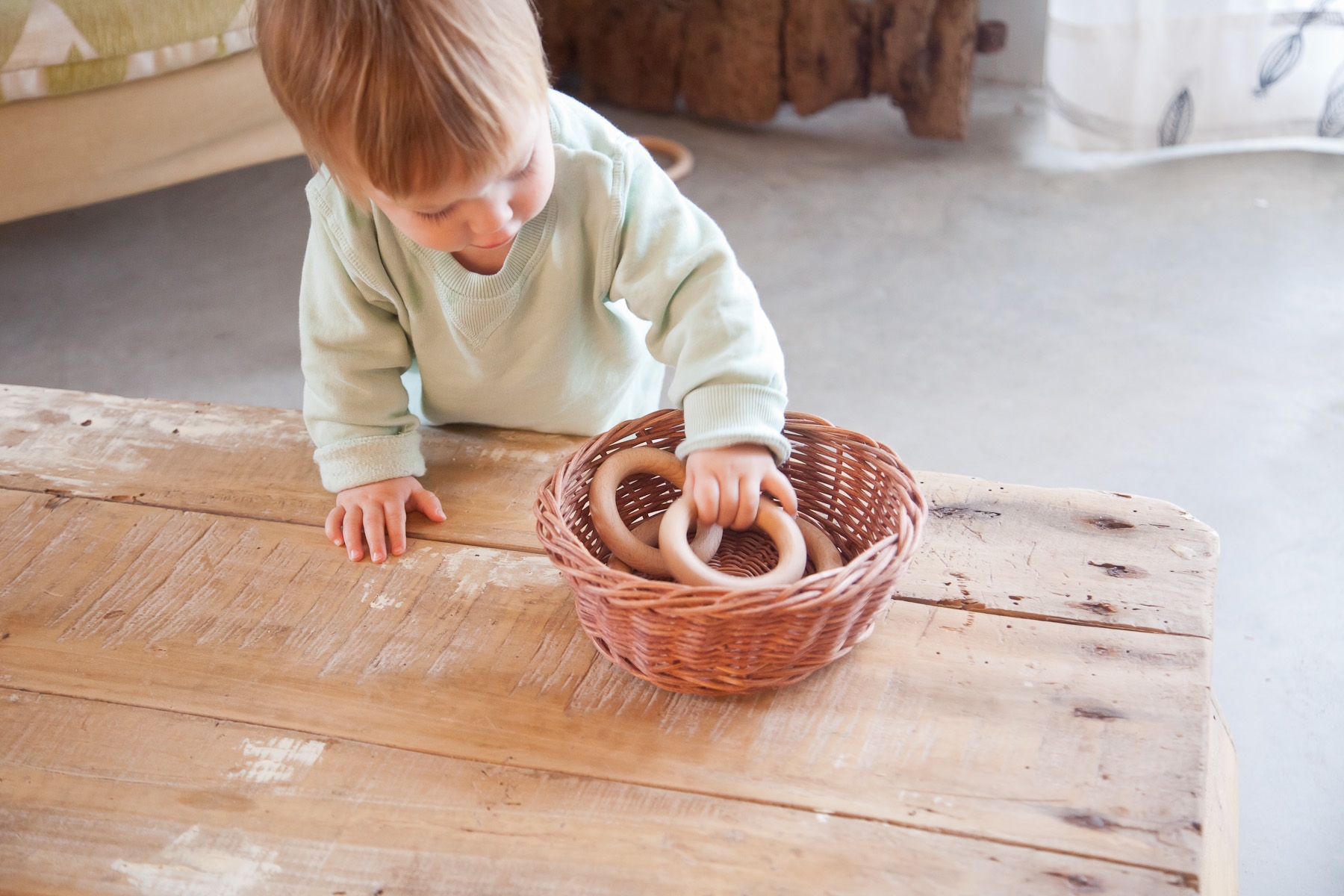 Grapat 3 Kleine Reifen Hoops natur