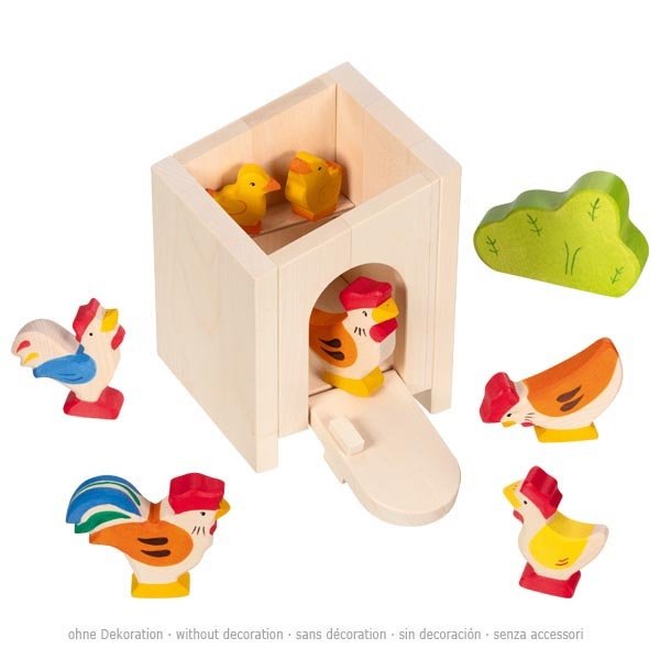 HOLZTIGER Kleiner Stall natur