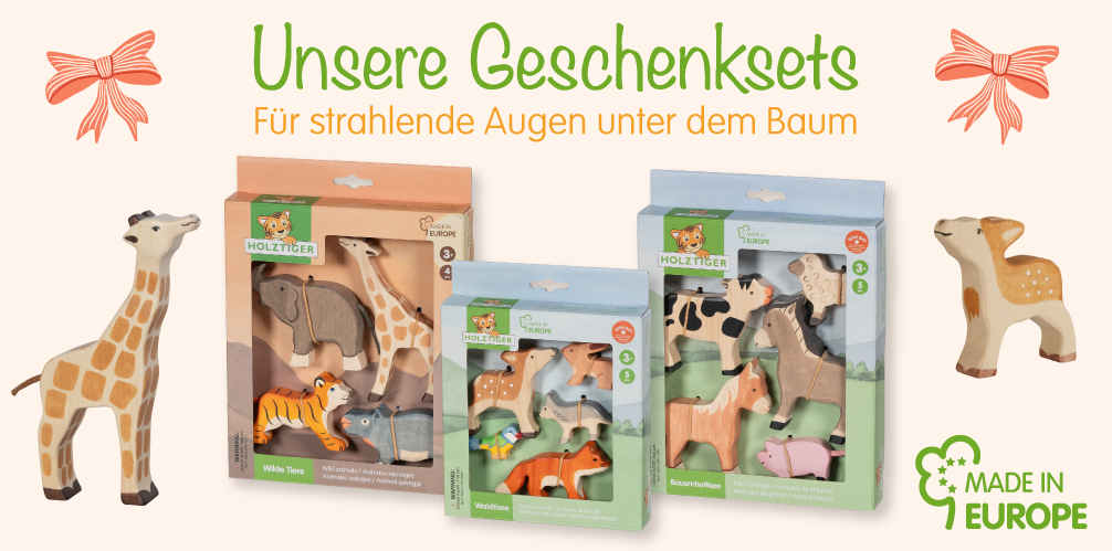 HOLZTIGER Bauernhoftiere Set