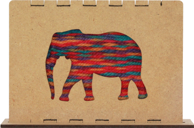 mikiprojekt Bastelset Weben Elefant