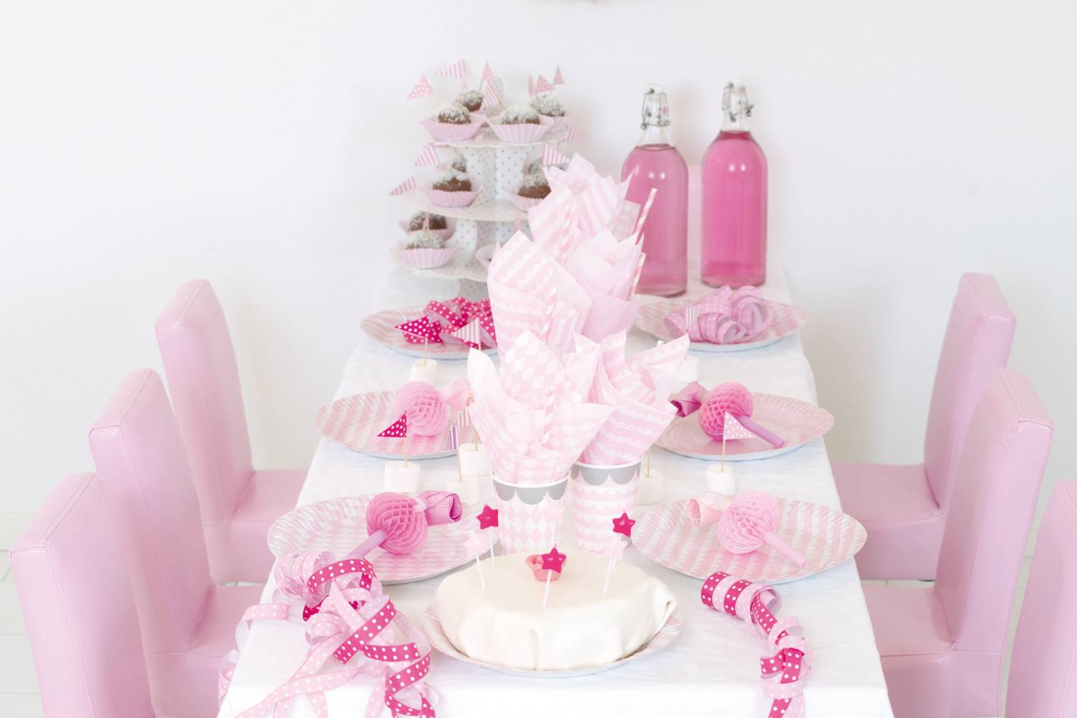 JaBaDaBaDo Trinkbecher Babyshower hellrosa (8 Stk.)
